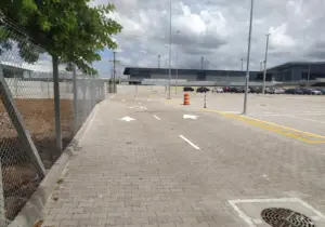 pavimentação de estacionamento